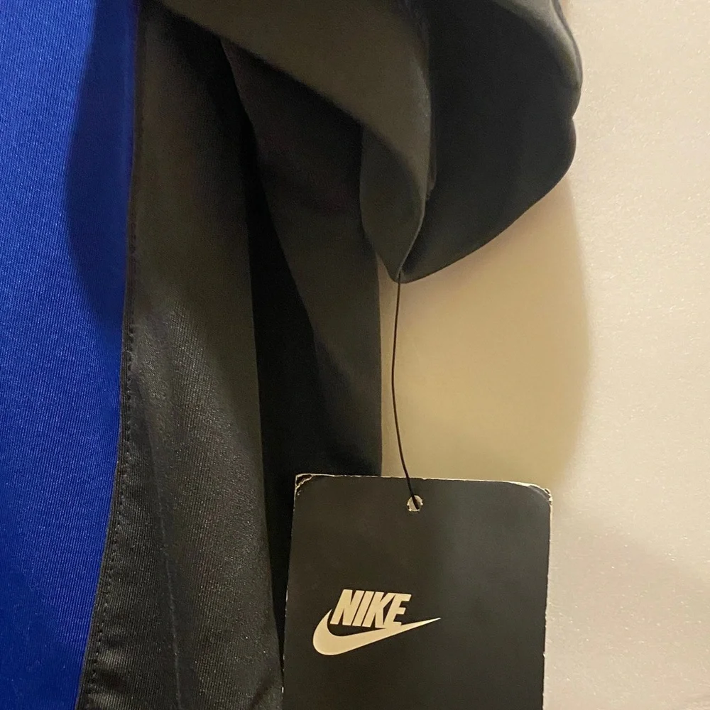 Nike Men's Blue and Gray Polo Shirt - Picture 10 of 11